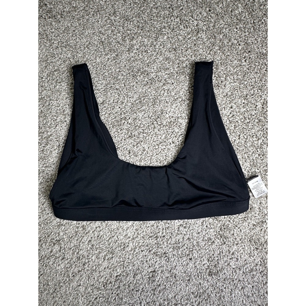 Dippin Daisy's‎ Festival Bikini Top Black Scoop Neck Medium